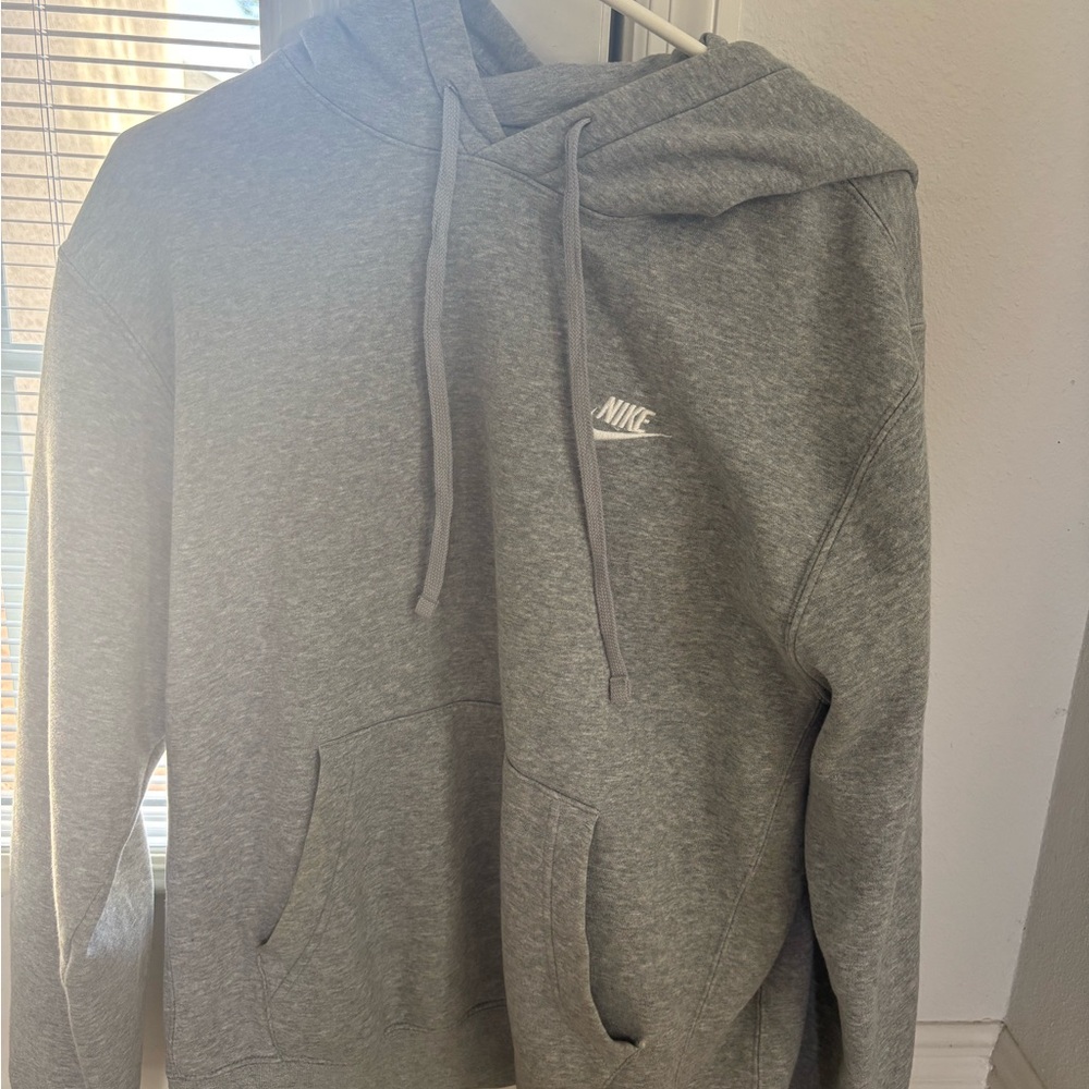Nike Men's Heather Gray Hoodie